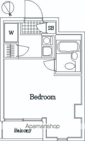 アーバンヒルズ西川口(ワンルーム/5階)の間取り写真