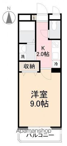 マリベール松並 W(1K/2階)の間取り写真