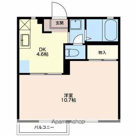 セフィラテラモト(1DK/2階)の間取り写真