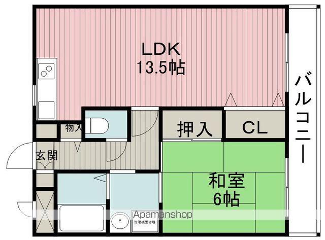 コート・ドゥ・ゼフィーロ(1LDK/1階)の間取り写真