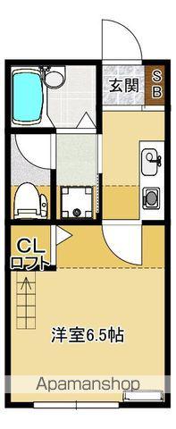 ハートランド蛇田Ⅲ(1K/2階)の間取り写真