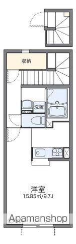 レオネクストT1(1K/2階)の間取り写真