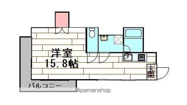 ピカデリーサーカス(ワンルーム/1階)の間取り写真