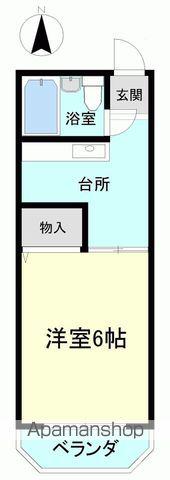 コーポ高千穂(1K/1階)の間取り写真