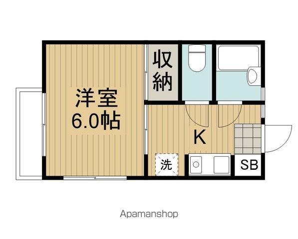 エミーハイツ(1K/1階)の間取り写真