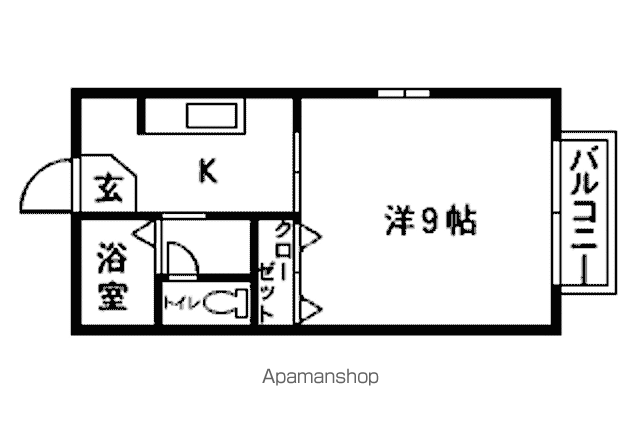 セジュール・イソラ(1K/2階)の間取り写真
