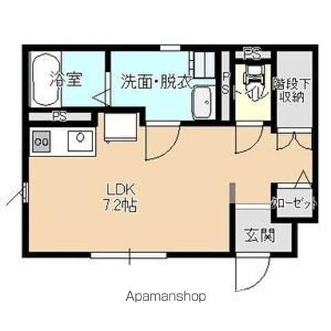 PICCOLO(ワンルーム/1階)の間取り写真