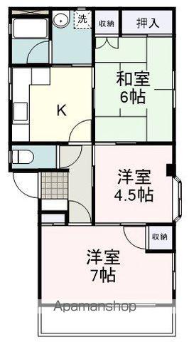 VILLETTA(3K/3階)の間取り写真