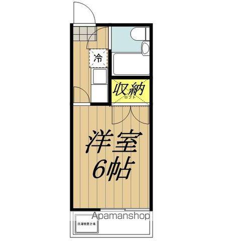 キャッスルピア(1K/2階)の間取り写真