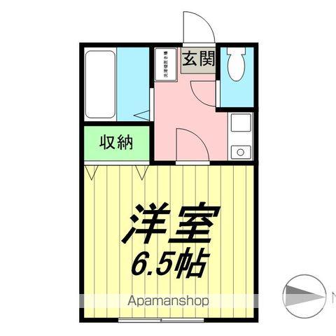 コスモハウス旭ヶ丘(1K/3階)の間取り写真