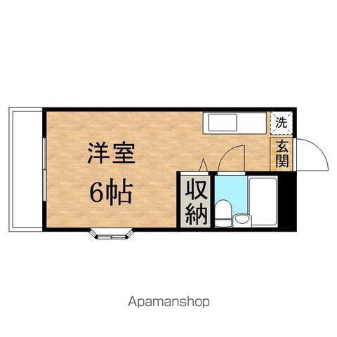 コンフォール河井(ワンルーム/1階)の間取り写真