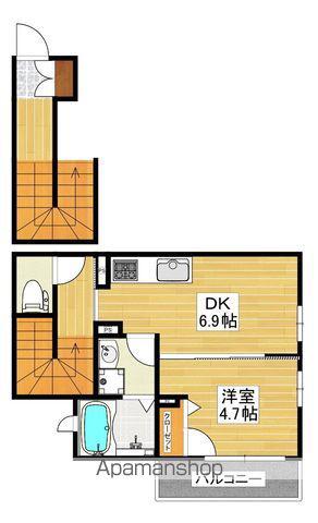 シャーメゾン東上野芝町(1DK/2階)の間取り写真