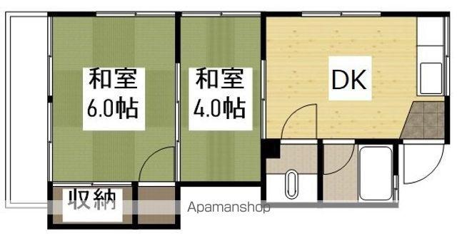 丸山アパート(2DK/1階)の間取り写真
