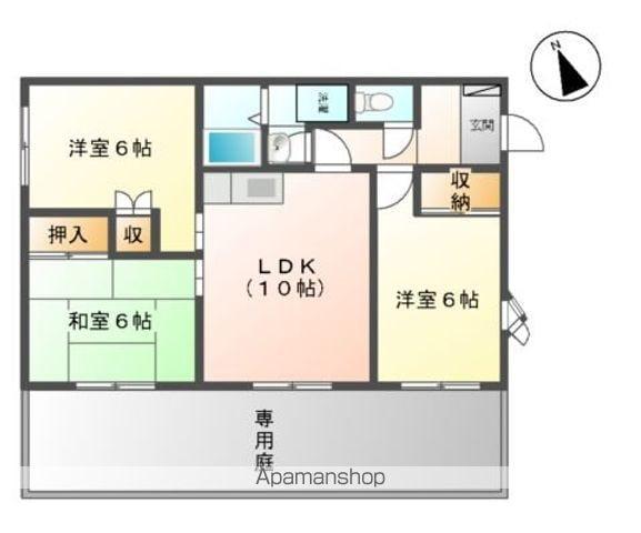 仙台市地下鉄南北線 八乙女駅 バス乗車時間:20分 国見が丘1丁目5−7バス停で下車 徒歩1分 1階建 築30年(3LDK)の間取り写真