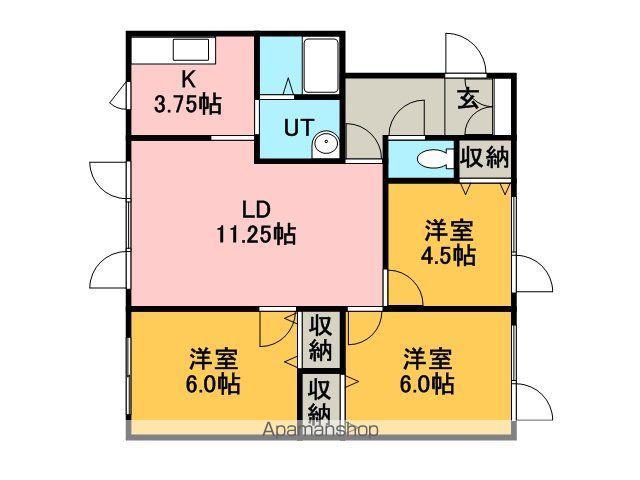 さんろくM(3LDK/2階)の間取り写真