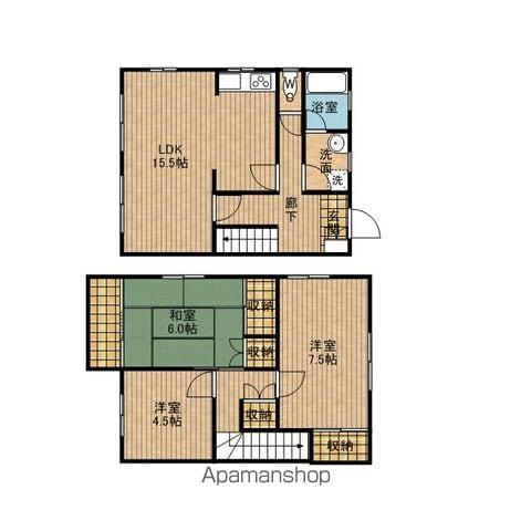 ヴィヴレ蜆塚(3LDK)の間取り写真