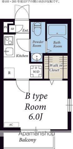 リブリルーチェディセータ(1K/1階)の間取り写真