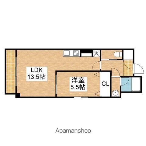 シティライフ御器所(1LDK/2階)の間取り写真