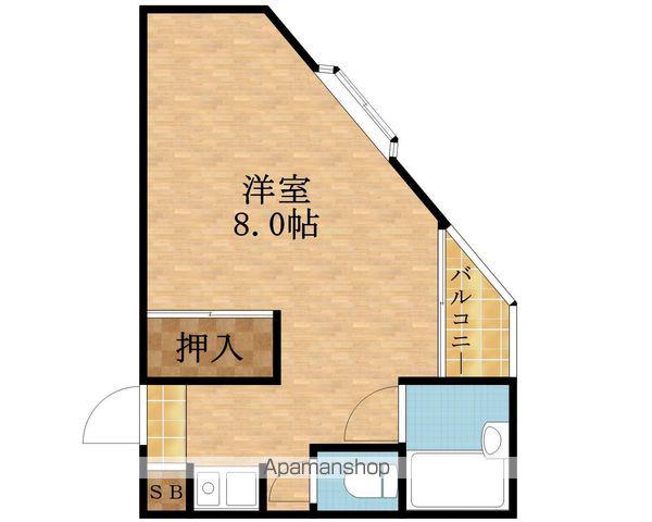 新森ロータリーマンション(ワンルーム/4階)の間取り写真