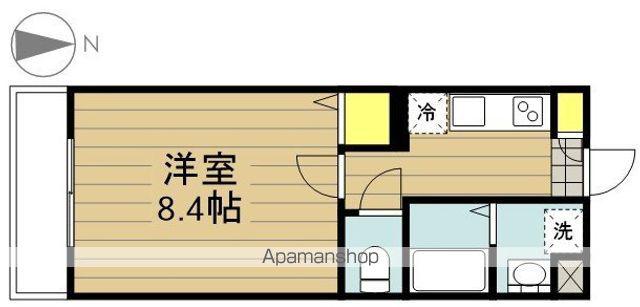 サンプレシャス(1K/2階)の間取り写真