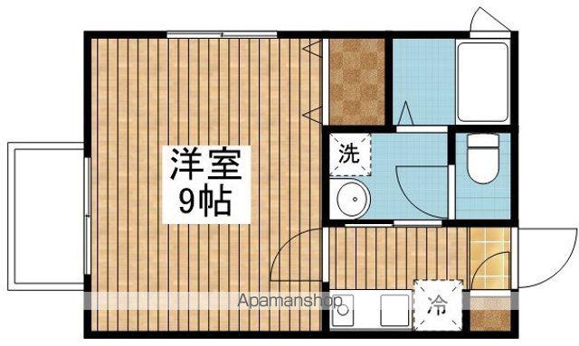 パレスまつかん(1K/2階)の間取り写真
