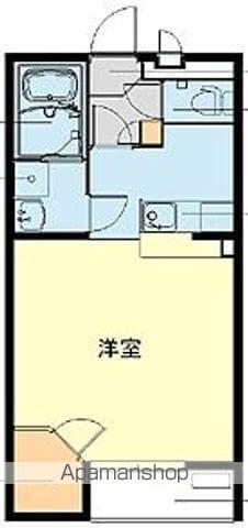 レオネクストジュネスⅦ(1K/1階)の間取り写真