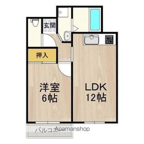 JMRレジデンス新大阪 (1LDK/3階)の間取り写真