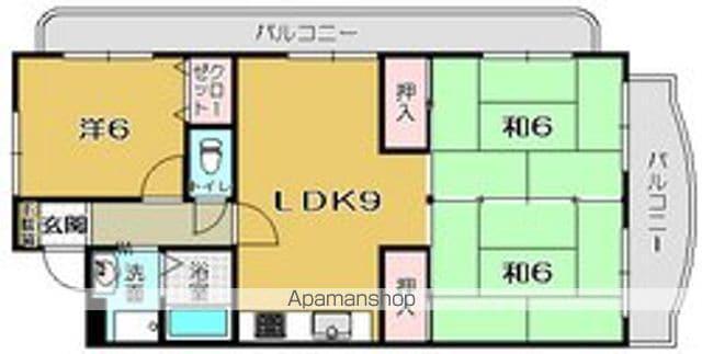 スピカ33(3DK/4階)の間取り写真