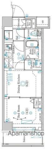 ラフィスタ墨田5丁目Ⅱ(1DK/2階)の間取り写真
