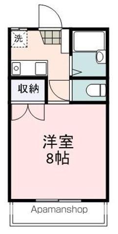 メゾン寿(ワンルーム/2階)の間取り写真