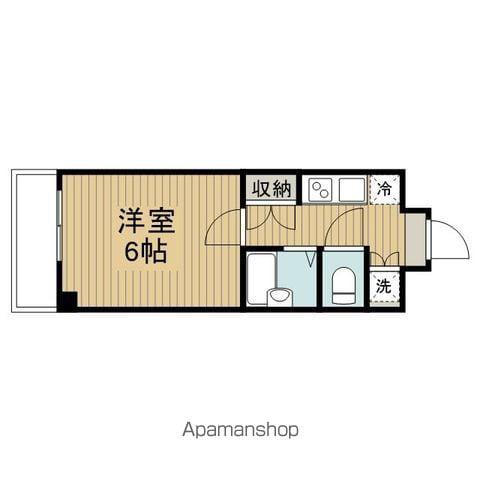 ルーブル高円寺弐番館(1K/5階)の間取り写真