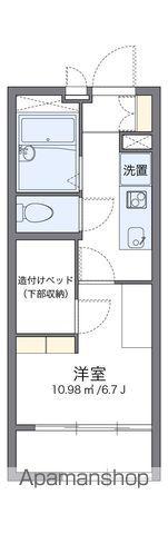 レオパレスMYC(1K/1階)の間取り写真