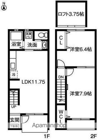 TーGONZA(2LDK)の間取り写真