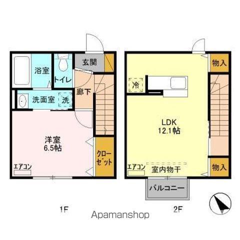ファースト ステージ(1LDK/1階)の間取り写真