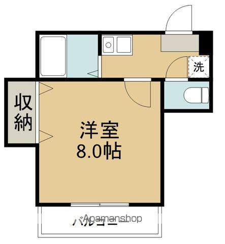 ハイツ秋田屋(1K/3階)の間取り写真