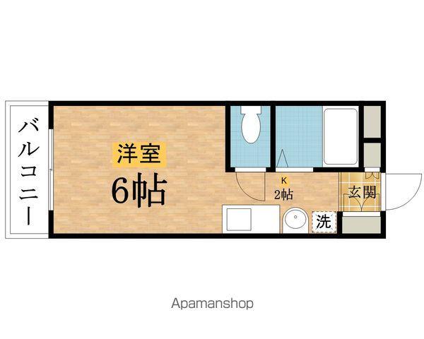 ハイムサニーステージ(ワンルーム/2階)の間取り写真