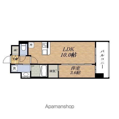 COMFORIA新大阪宮原Q(1LDK/7階)の間取り写真