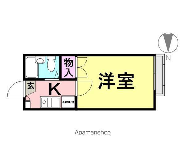 ミツマツⅠ(1K/1階)の間取り写真