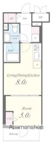 JPT RESIDENCE(1LDK/9階)の間取り写真