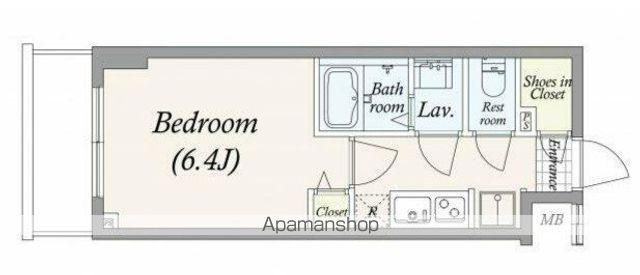 THE PASEO新小岩Ⅱ(1K/2階)の間取り写真
