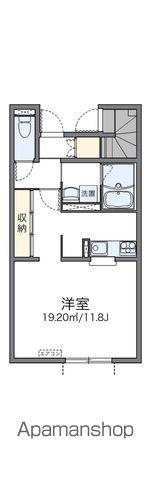 レオネクストPINEWAVEⅡ(1K/1階)の間取り写真