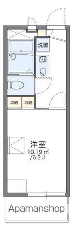 レオパレスセジュール菊川(1K/3階)の間取り写真