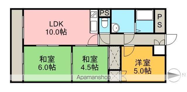 TKイーストヒルズ(3LDK/8階)の間取り写真