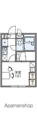 レオパレスウインドワード 金剛(1K/2階)の間取り写真