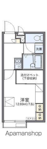 レオパレス大和(1K/2階)の間取り写真