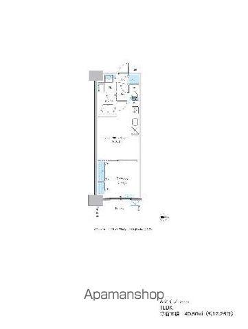 グランセジュール大国町(1LDK/12階)の間取り写真