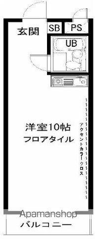 パレ阿佐ヶ谷(ワンルーム/1階)の間取り写真
