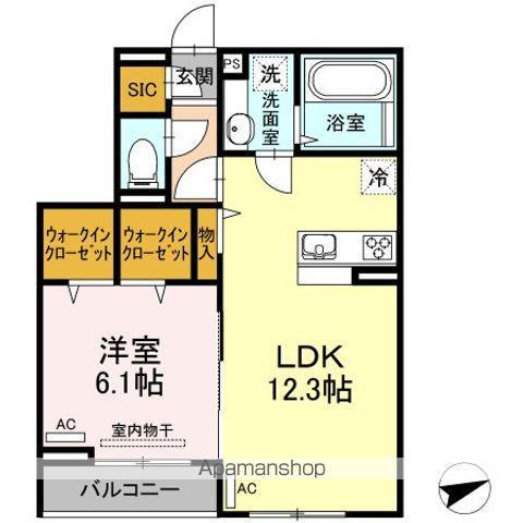 SON TRESOR(1LDK/3階)の間取り写真