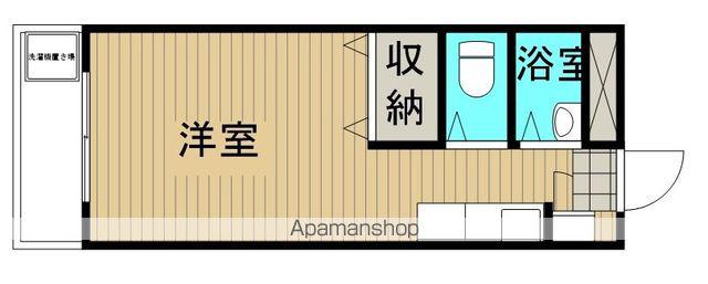 メゾンエル御幸(ワンルーム/4階)の間取り写真