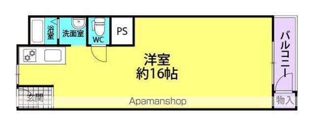 大谷マンション(1LDK/10階)の間取り写真